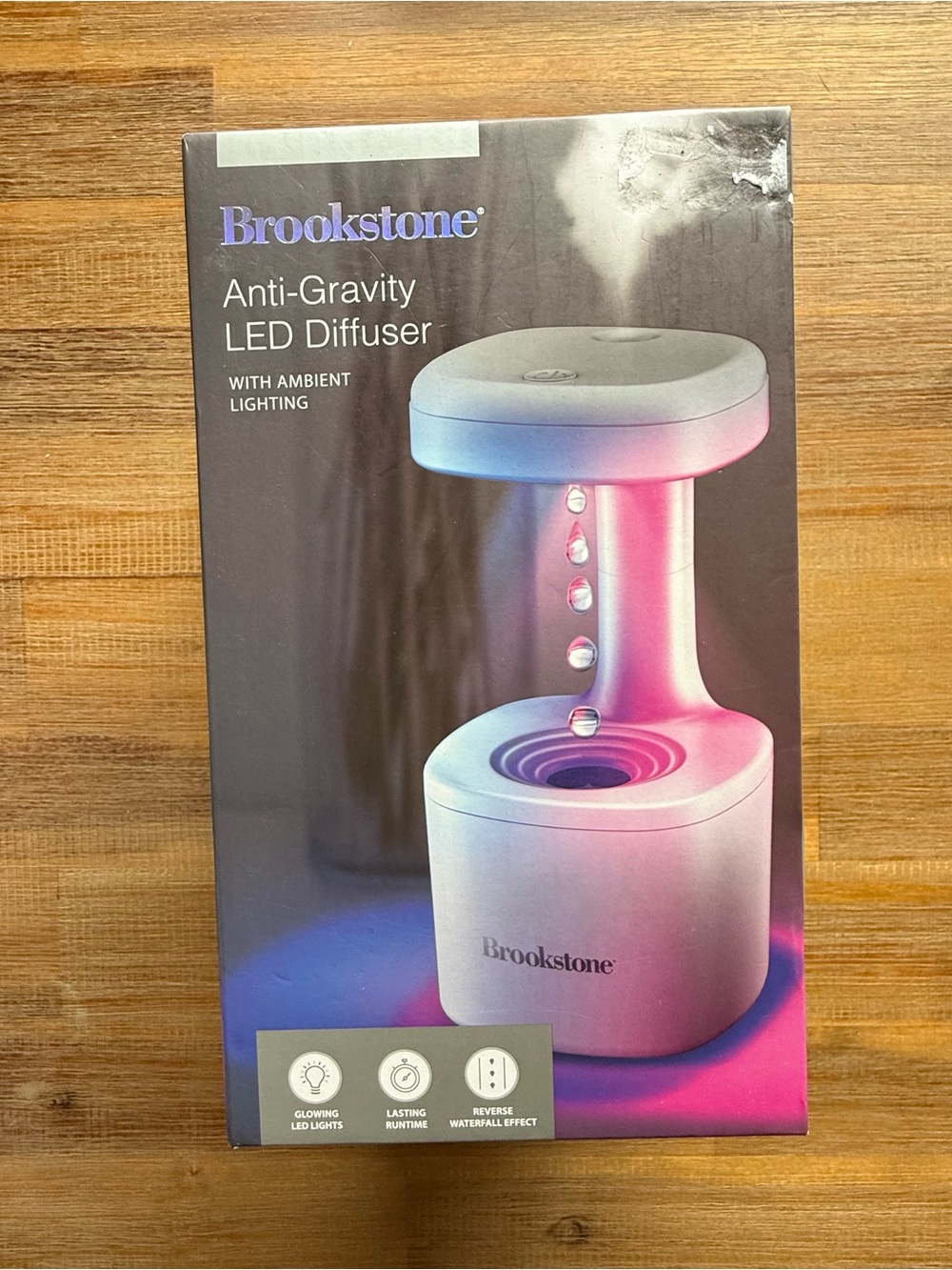 Brookstone Anti-Gravity LED Diffuser – New in Box - Picture 2 of 6